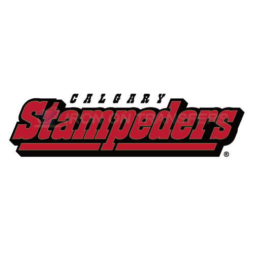 Calgary Stampeders Iron-on Stickers (Heat Transfers)NO.7585